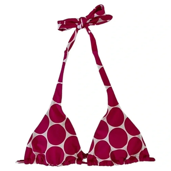 Victoria’s Secret Pink Polka Dot String Bikini Top - Picture 1 of 5